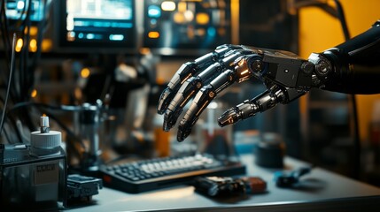 Poster - Robotic Hand Reaching for Technology in Lab Environment