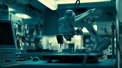 Poster - High-Tech Robotics in Modern Laboratory Setting