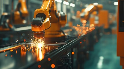 Poster - Industrial Robotics in Modern Manufacturing Facility