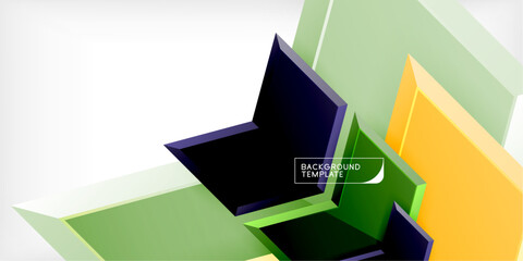 Poster - Technology dynamic arrow geometric background. Vector Illustration For Wallpaper, Banner, Background, Card, Book Illustration, landing page