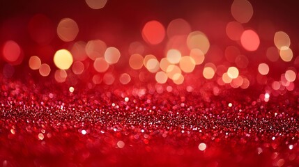 Wall Mural - red glitter texture background for christmas, sparkling holiday glitter effect on rich red backdrop,