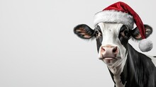 Shoeless Joe Weihnachts-Girlande Mit Lustigen Highland-Kühen In Weihnachtsmützen - Ca. 1 Meter