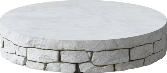 Wall Mural - Stone pedestal mockup