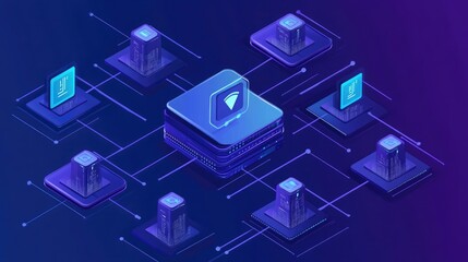 Poster - Blockchain-secured network with protected data transfers