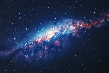 Wall Mural - Breathtaking view of the vibrant colors and intricate patterns of a nebula in deep space.