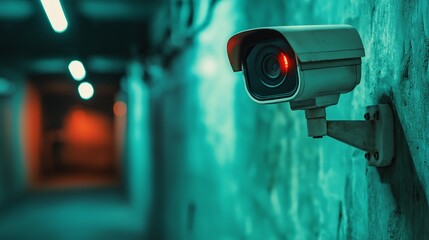 Poster - Infrared Camera in Dimly Lit Area