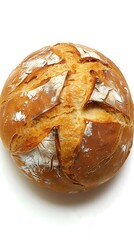 Bread on a white background