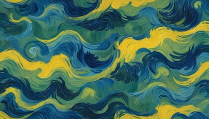 abstract, wallpaper, waves, brushstrokes, flow, texture, movement, teal, green, yellow, gold, fluid, pattern, swirls, ocean, water, deep, dark, organic, art, dynamic, background, painting, 