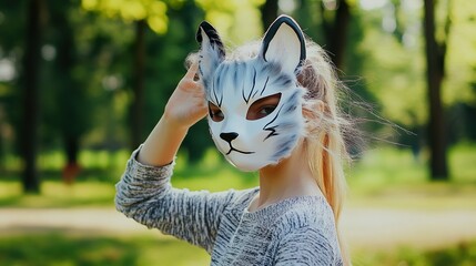 Modern quadrober subculture and concept of playful behavior, Teenage subculture kvadrobiki, children in animal masks