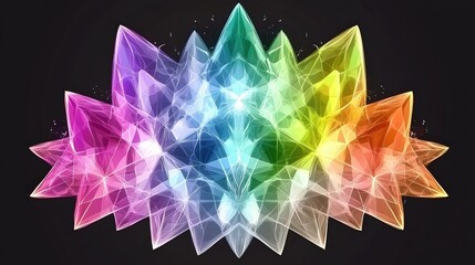 Poster - Colorful Abstract Geometric Art Design
