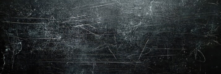 Poster - Abstract Black Background with Scratches and Overlay