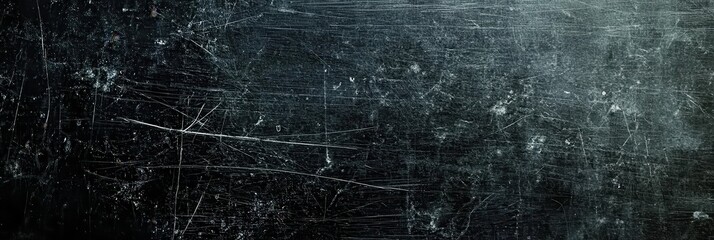 Poster - Dark Abstract Background with Scratch Texture