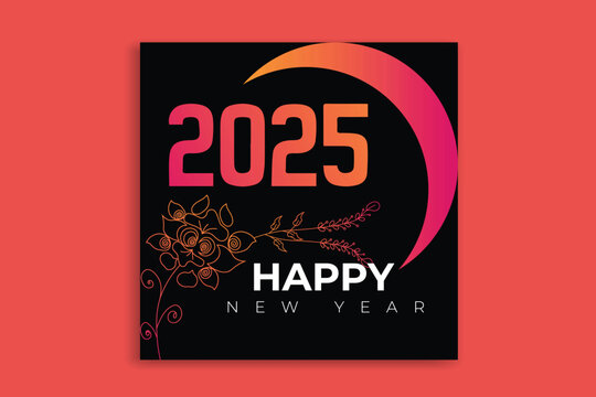 new year social media banner design