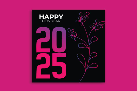 new year social media banner design