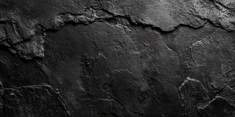 Poster - Dark Rough Stone Texture Background