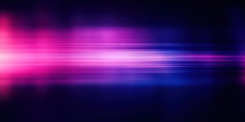 Abstract Neon Light Flare with Bokeh Effect