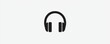 © Amin arts - Headphones icon in a minimalist glyph style, clean and representing audio devices.