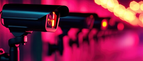 Fototapete - Surveillance in the modern era the impact of technology on security and privacy concerns
