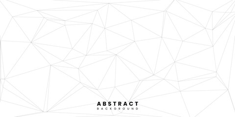 Poster - abstract futuristic technology with geometric lines. vector illustration.