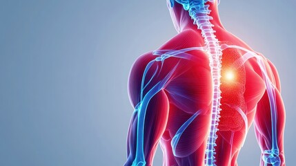 Poster - Exploring the human anatomy a detailed view of the spinal structure and nervous system functionality