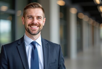 Poster - portrait of a businessman