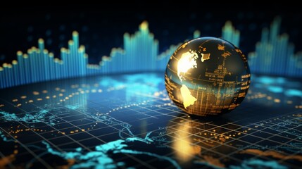 Aufkleber - Exchange rates and market dynamics with a focus on currency trading and global markets