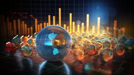 Aufkleber - Forecasting GDP growth with predictive analytics and global economic indicators