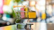© alex - Product recommendation engine AI system suggesting personalized user shopping options. copy space. AI generated