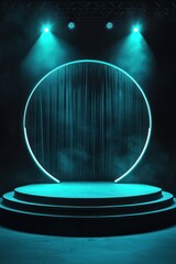 Aufkleber - Glyph icon design for a stage, tailored for live events and performance platforms.