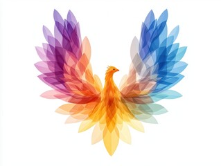 Abstract Phoenix Bird.