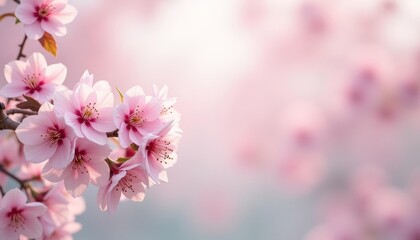 Wall Mural -  Blooming beauty in soft focus