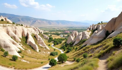 Sticker -  Enchanting landscape of Cappadocia Turkey