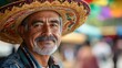 © Влада Яковенко - Middle-aged Mexican man with a sombrero and a confident look.
