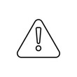 © Krupal - Warning icon vector set collection for web