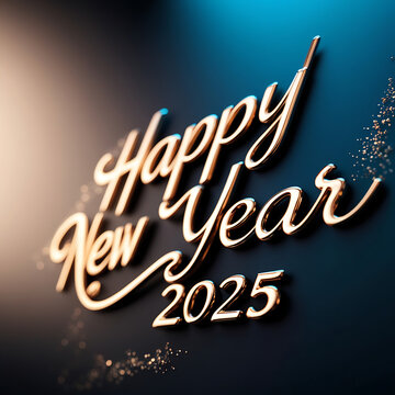 Happy New Year 2025 happy new year 2025 golden text on dark gray background surrounded by golden confetti New Year celebration concept with 2025 golden digits happy new year 2025 greeting, new year 20