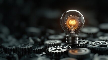 Aufkleber - Illuminating innovation the intersection of light and mechanics in an engineered world