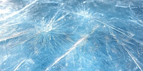 Wall Mural - Abstract Blue Ice Texture Background