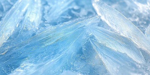 Wall Mural - Abstract Blue Ice Texture Background