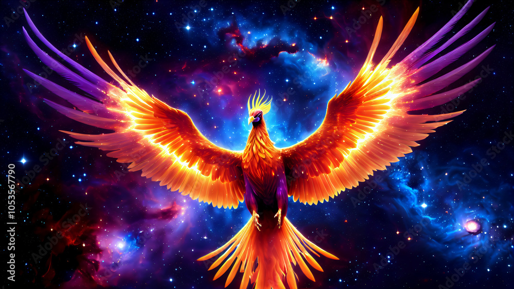 The Phoenix of Eternal Rebirth: A Mythical Bird Rising from the Ashes ...