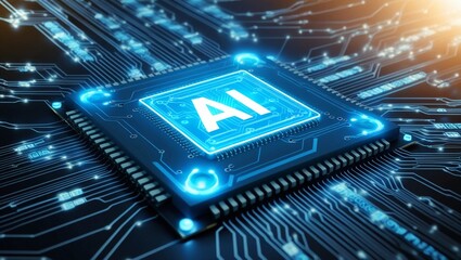 Poster - computer, chip, technology, circuit, processor, board, electronics, electronic, memory, cpu, microchip, data, digital, equipment, isolated, card, motherboard, component, macro, electrical, hardware, i