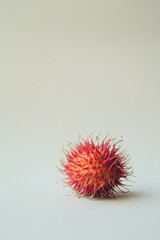 Sticker - A close-up shot of a fruit on a white surface, suitable for food or product photography