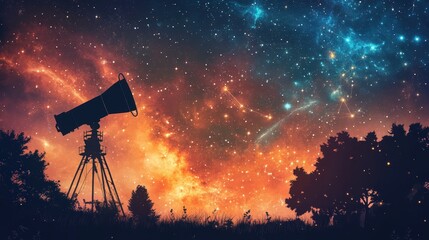 Poster - Analyze the scientific importance of studying the night sky.