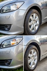 Car dent repair before and after