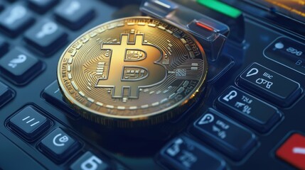 Poster - The integration of digital currency into everyday life is transforming payment systems, as consumers increasingly prefer the convenience of cashless transactions.