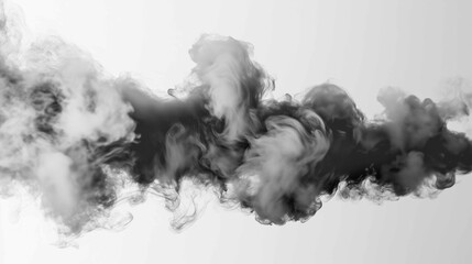 Ink black smoke backgrounds white
