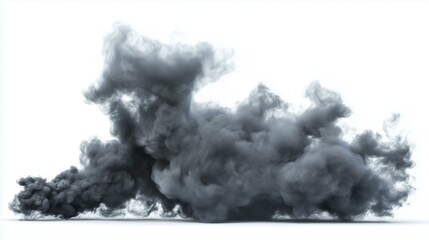 Ink black smoke backgrounds white
