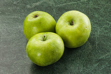 Sweet and juicy green apple