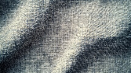 Poster - Bright gray natural cotton linen textile texture background