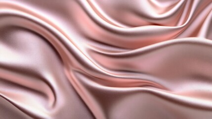 Leinwandbilder - Silk satin fabric backdrop featuring an elegant wavy texture Abstract design element for creative projects