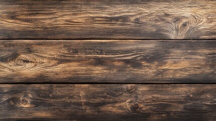 Leinwandbilder - Aged brown rustic wooden texture background in a panoramic format
